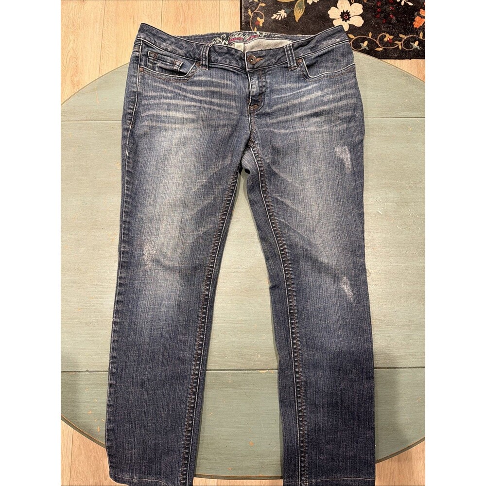 Refuge Flirty Everyday Skinny Distressed Jeans Size 12R